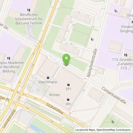 Standortübersicht der Tankstelle APCOA Deutschland GmbH in 01307 Dresden