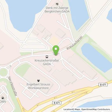 Standortübersicht der Tankstelle EnBW mobility+ AG und Co.KG in 85232 Bergkirchen