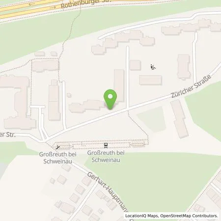 Standortübersicht der Tankstelle N-ERGIE Aktiengesellschaft in 90431 Nürnberg