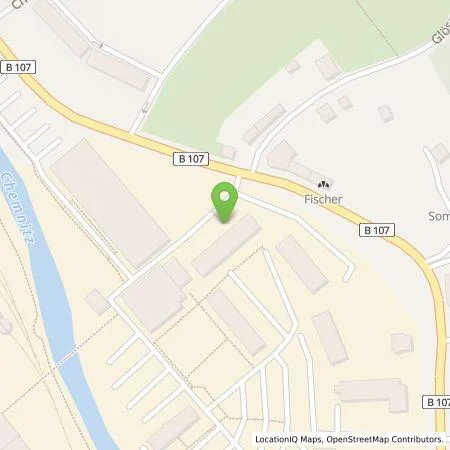 Standortübersicht der Tankstelle envia Mitteldeutsche Energie AG in 09114 Chemnitz