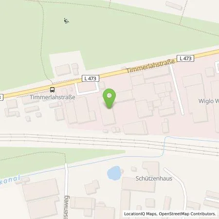 Standortübersicht der Tankstelle Bauelemente Vogel GmbH in 38120 Braunschweig