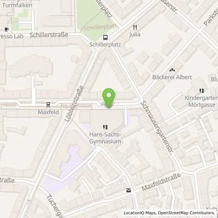 Standortübersicht der Tankstelle N-ERGIE Aktiengesellschaft in 90409 Nürnberg