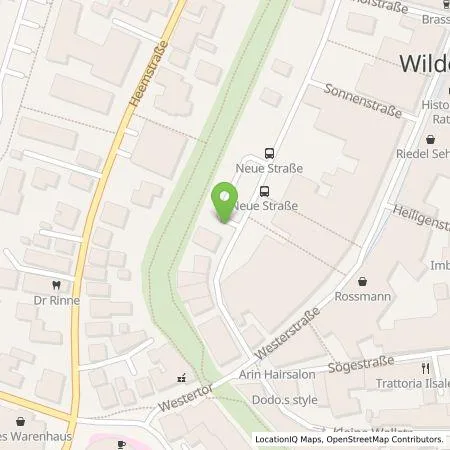 Standortübersicht der Tankstelle EWE Go GmbH in 27793 Wildeshausen