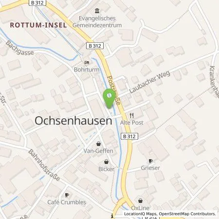 Standortübersicht der Tankstelle EnBW Ostwürttemberg DonauRies AG in 88416 Ochsenhausen