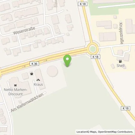 Standortübersicht der Tankstelle EnBW mobility+ AG und Co.KG in 41540 Dormagen