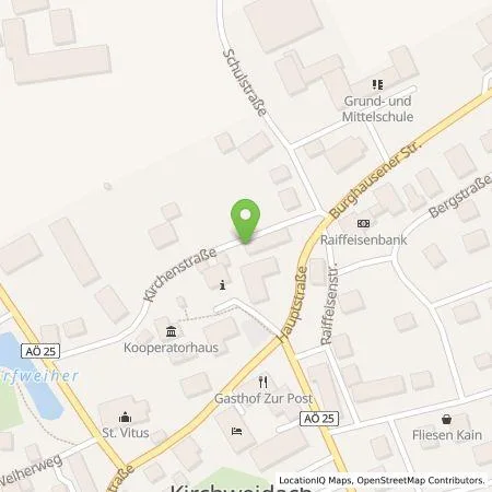 Standortübersicht der Tankstelle EM - GROUP GmbH in 84558 Kirchweidach