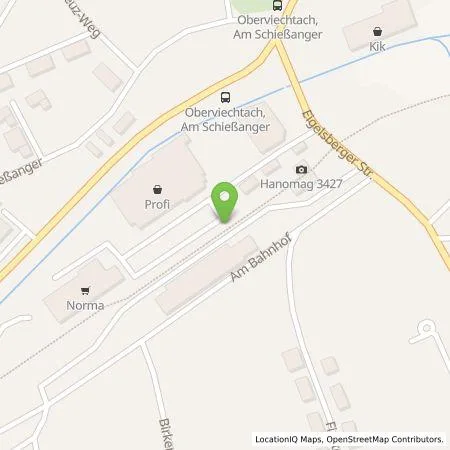 Standortübersicht der Tankstelle E.ON Drive Infrastructure GmbH in 92526 Oberviechtach