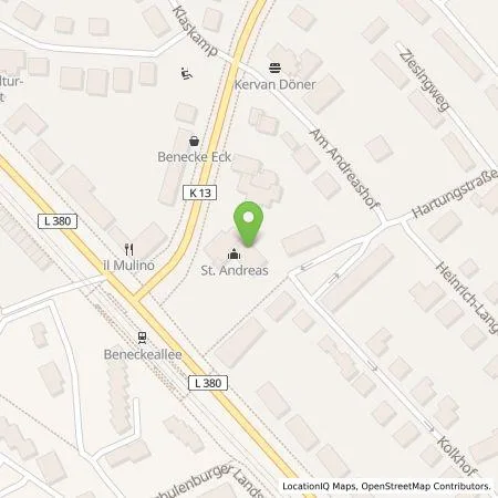 Standortübersicht der Tankstelle enercity AG in 30419 Hannover