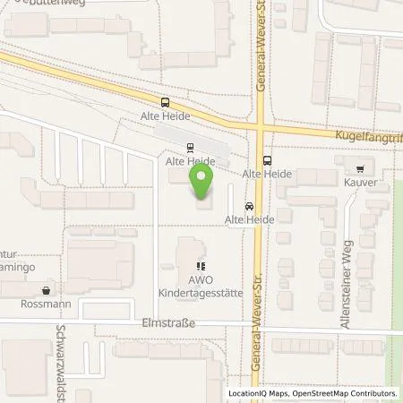 Standortübersicht der Tankstelle enercity AG in 30657 Hannover