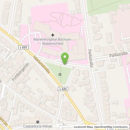 Standortübersicht der Tankstelle HOCHTIEF Ladepartner GmbH in 44866 Bochum