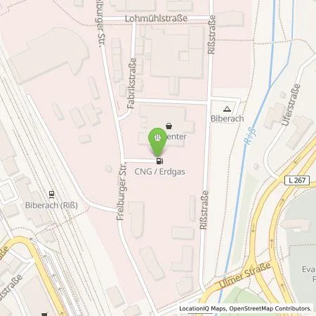 Standortübersicht der Tankstelle SMATRICS GmbH & Co KG in 88400 Biberach an der Riß