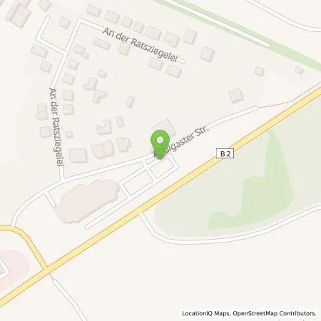 Standortübersicht der Tankstelle EWE Go GmbH in 04523 Pegau