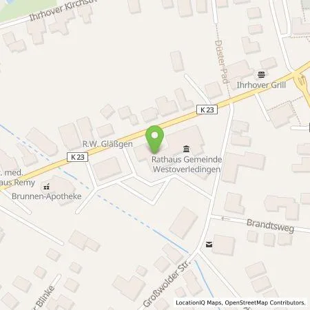 Standortübersicht der Tankstelle EWE Go GmbH in 26810 Westoverledingen