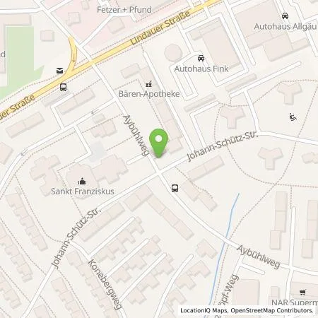 Standortübersicht der Tankstelle Zeus Zentrale Energie- und Service GmbH in 87439 Kempten (Allgäu)