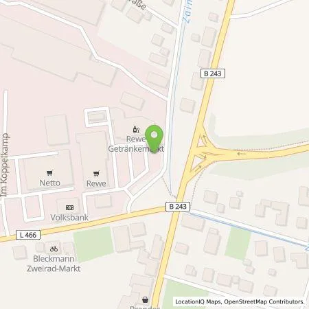 Standortübersicht der Tankstelle EWE Go GmbH in 38723 Seesen