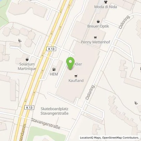 Standortübersicht der Tankstelle Kaufland Dienstleistung GmbH & Co. KG in 24109 Kiel