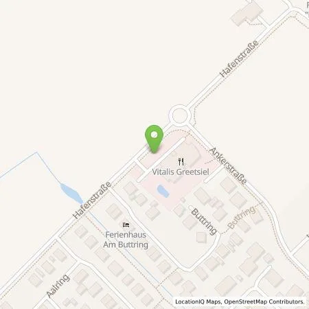 Standortübersicht der Tankstelle EWE Go GmbH in 26736 Krummhörn