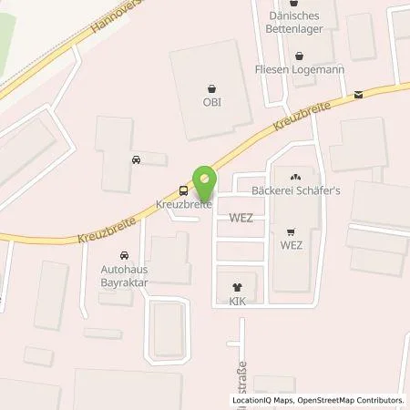 Standortübersicht der Tankstelle EDEKA-MIHA Charge GmbH in 31675 Bückeburg