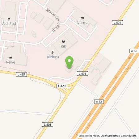 Standortübersicht der Tankstelle SMATRICS GmbH & Co KG in 55291 Saulheim