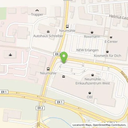 Standortübersicht der Tankstelle EnBW mobility+ AG und Co.KG in 91056 Erlangen