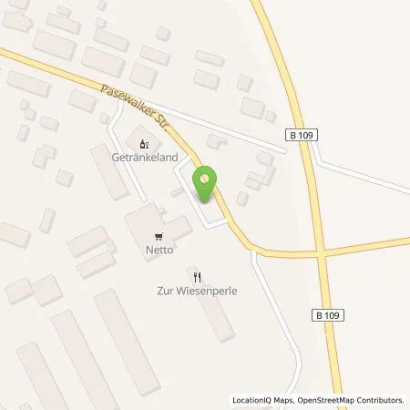 Standortübersicht der Tankstelle Vattenfall Smarter Living GmbH in 17379 Ferdinandshof