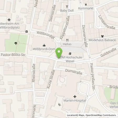 Standortübersicht der Tankstelle E.ON Drive GmbH in 46483 Wesel