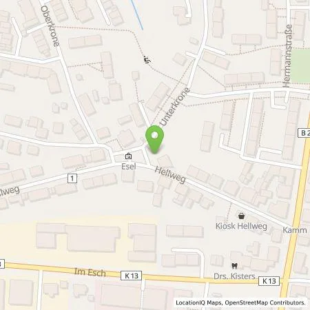 Standortübersicht der Tankstelle Stadtwerke Witten Energielösungen GmbH in 58455 Witten