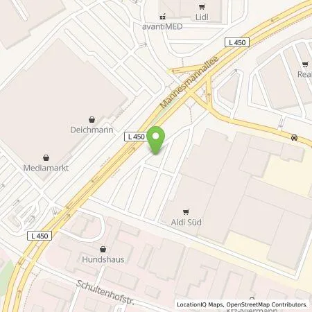 Standortübersicht der Tankstelle ALDI SÜD Immobilienverwaltungs-GmbH & Co. oHG in 45475 Mülheim an der Ruhr