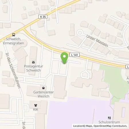 Standortübersicht der Tankstelle ALDI SÜD Immobilienverwaltungs-GmbH & Co. oHG in 54338 Schweich