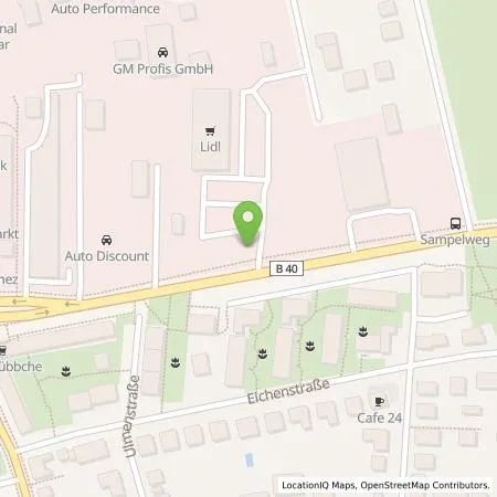 Standortübersicht der Tankstelle Lidl Dienstleistung GmbH & Co. KG in 55246 Mainz-Kostheim