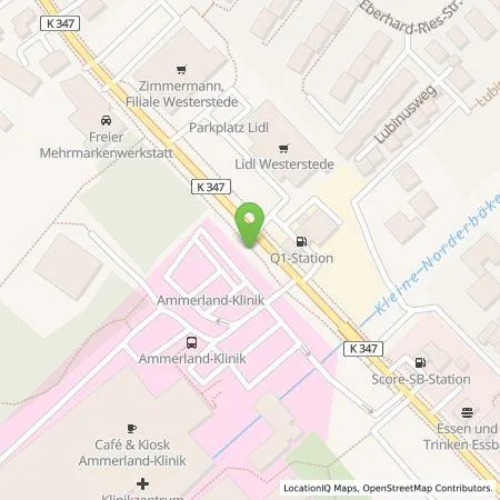 Standortübersicht der Tankstelle Lidl Dienstleistung GmbH & Co. KG in 26655 Westerstede