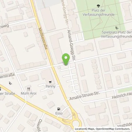 Standortübersicht der Tankstelle Elektrizitätswerk Mittelbaden AG & Co. KG in 77654 Offenburg