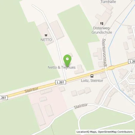 Standortübersicht der Tankstelle Vattenfall Smarter Living GmbH in 17121 Loitz