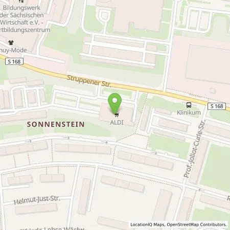 Standortübersicht der Tankstelle ALDI Nord Deutschland Stiftung & Co. KG in 01796 Pirna