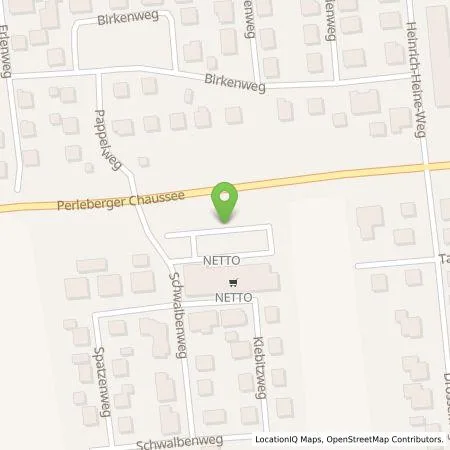 Standortübersicht der Tankstelle Vattenfall Smarter Living GmbH in 16928 Pritzwalk