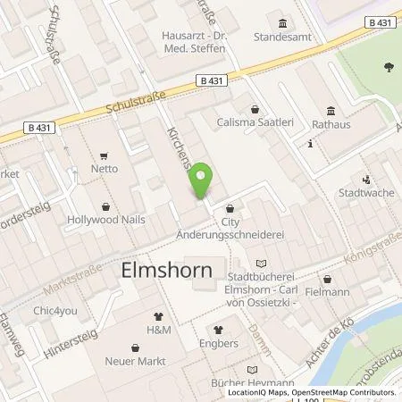 Standortübersicht der Tankstelle Stadtwerke Elmshorn in 25335 Elmshorn