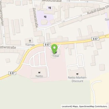 Standortübersicht der Tankstelle Vattenfall Smarter Living GmbH in 06667 Weissenfels