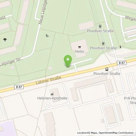 Standortübersicht der Tankstelle Vattenfall Smarter Living GmbH in 04205 Leipzig