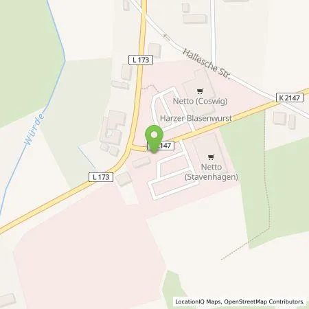 Standortübersicht der Tankstelle Vattenfall Smarter Living GmbH in 06179 Teutschenthal