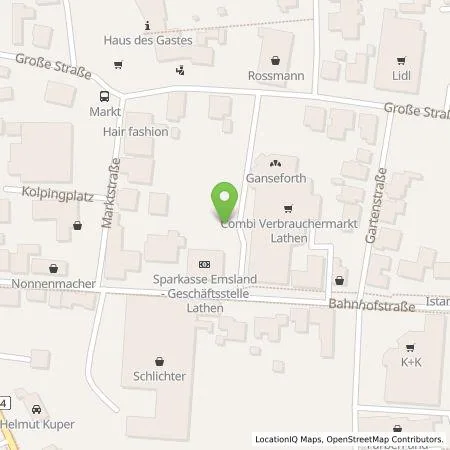 Standortübersicht der Tankstelle Vattenfall Smarter Living GmbH in 49762 Lathen