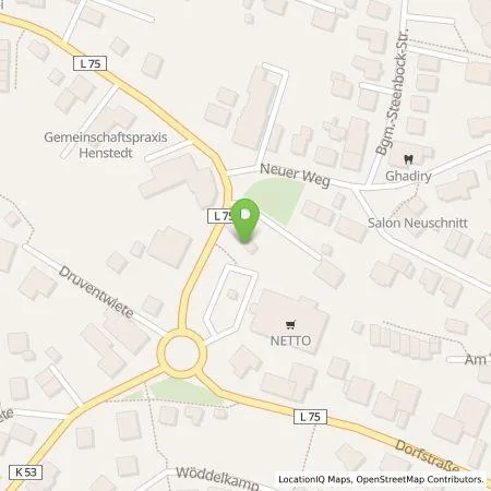 Standortübersicht der Tankstelle Vattenfall Smarter Living GmbH in 24558 Henstedt-Ulzburg