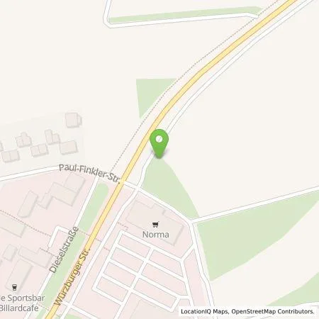 Standortübersicht der Tankstelle TCS Power Solution GmbH & Co. KG in 91541 Rothenburg ob der Tauber