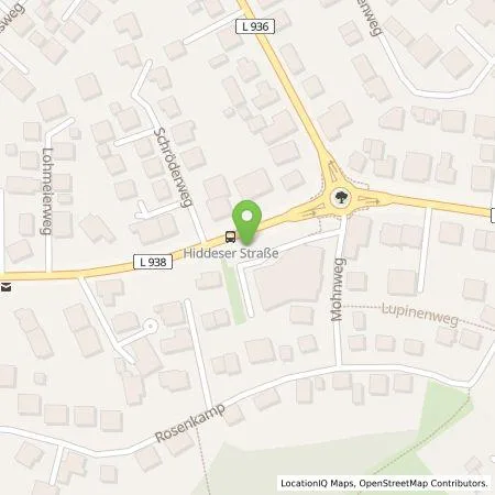 Standortübersicht der Tankstelle Vattenfall Smarter Living GmbH in 32760 Detmold