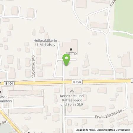 Standortübersicht der Tankstelle Vattenfall Smarter Living GmbH in 17321 Löcknitz