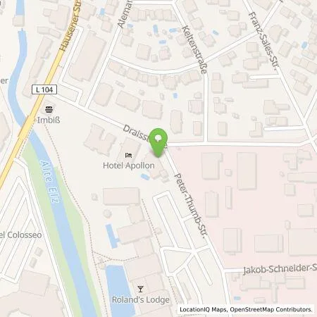 Standortübersicht der Tankstelle Hotel Andante OHG in 77977 Rust