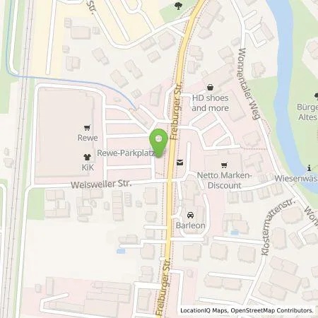 Standortübersicht der Tankstelle Shell Deutschland GmbH in 79341 Kenzingen