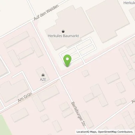 Standortübersicht der Tankstelle TEAG Mobil GmbH in 35066 Frankenberg