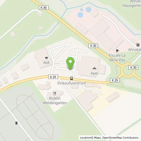 Standortübersicht der Tankstelle TEAG Mobil GmbH in 34292 Ahnatal