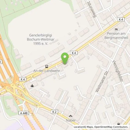 Standortübersicht der Tankstelle eze.network GmbH in 44795 Bochum