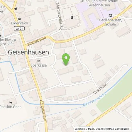 Standortübersicht der Tankstelle Elektro Hochholzer GmbH in 84144 Geisenhausen